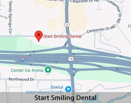 Map image for Full Mouth Reconstruction in Sandy Springs, GA